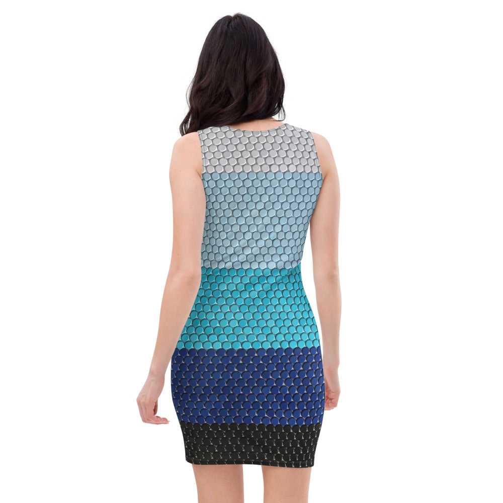 All-Over Print Dress (The Blues)