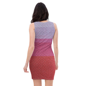 All-Over Print Dress (Red Dawn)