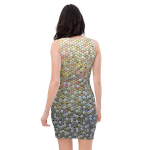 All-Over Print Dress (Golden Light)