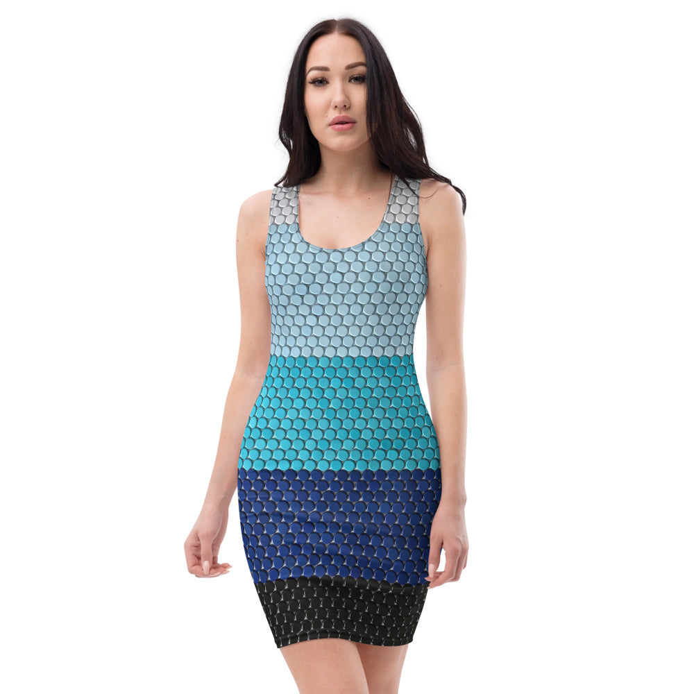 All-Over Print Dress (The Blues)