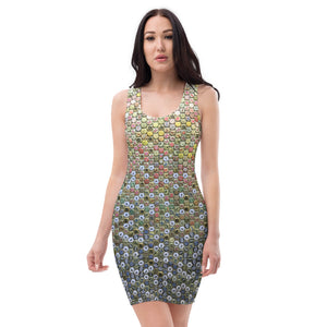 All-Over Print Dress (Golden Light)