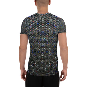 All-Over Print Men's Athletic T-shirt (Night Sky)