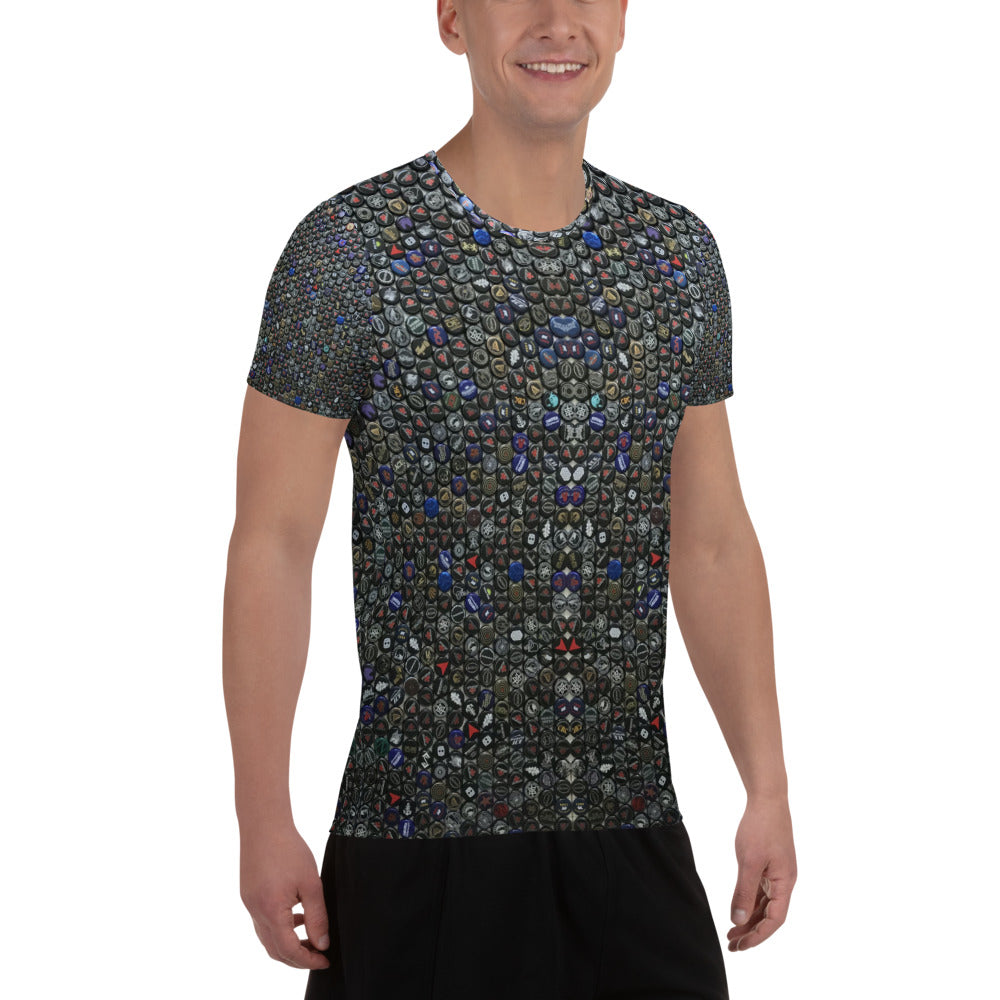 All-Over Print Men's Athletic T-shirt (Night Sky)