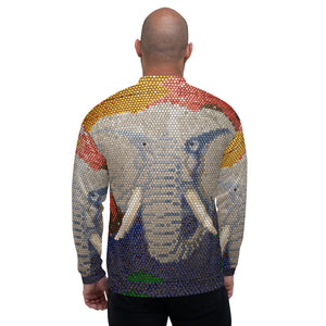 Unisex Bomber Jacket (Elephant)