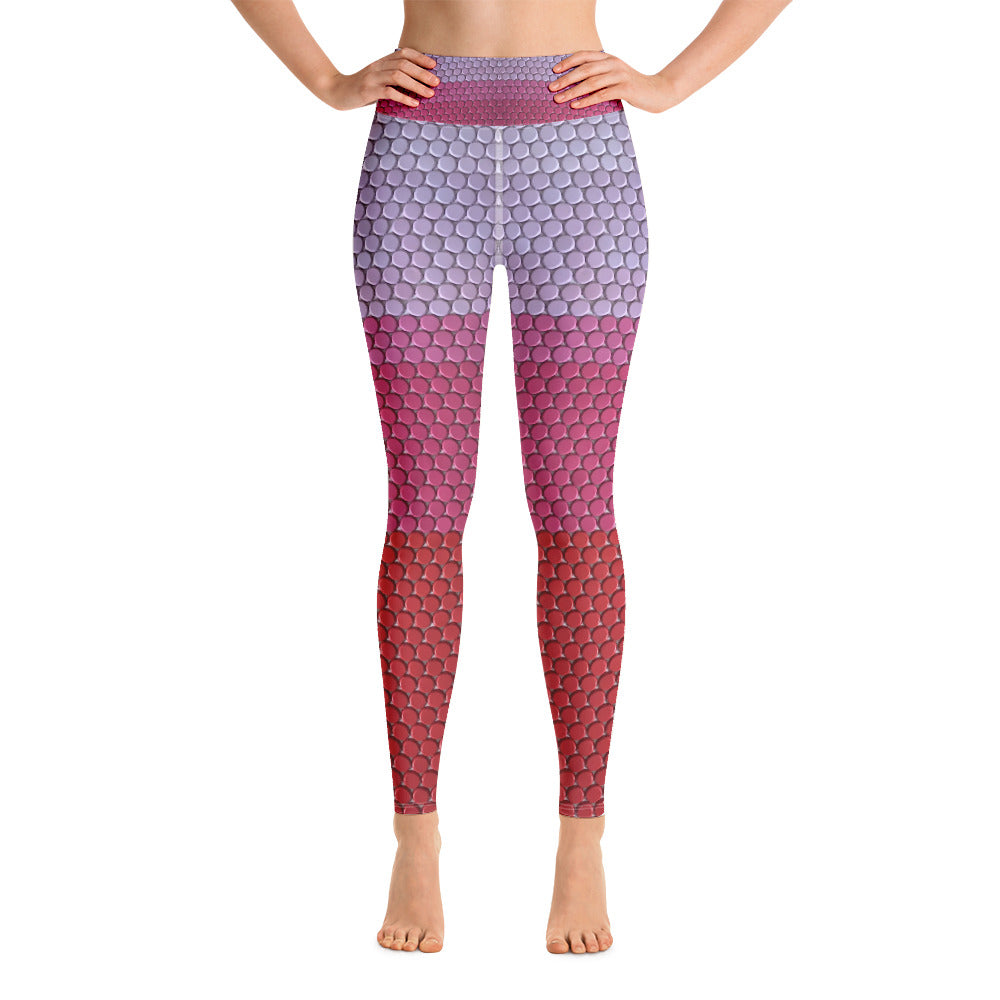 Yoga Leggings (Red Dawn)