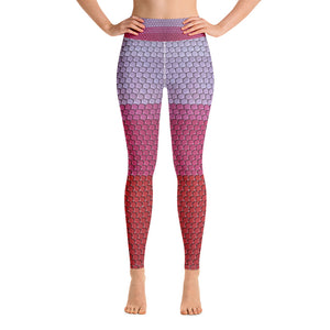 Yoga Leggings (Red Dawn)